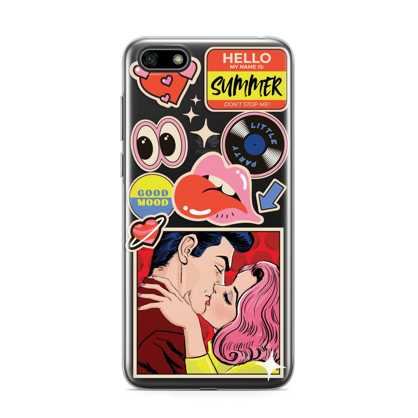 Comic Sticker Huawei Y5 Prime 2018 Phone Case