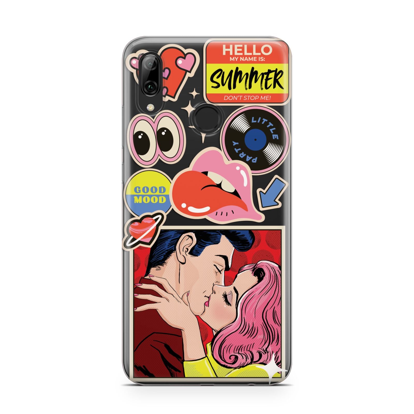 Comic Sticker Huawei Y7 2019