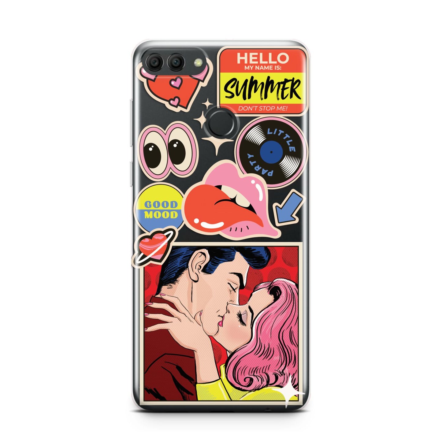 Comic Sticker Huawei Y9 2018