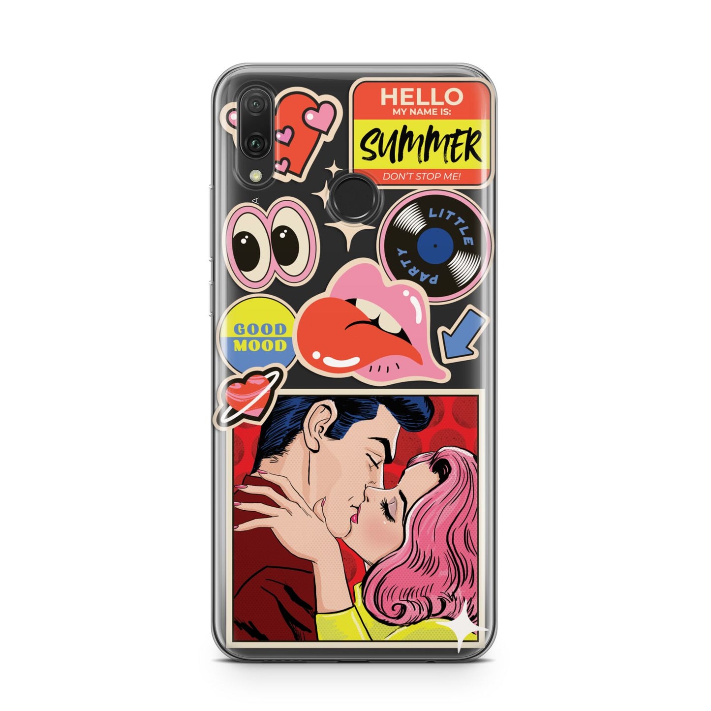 Comic Sticker Huawei Y9 2019