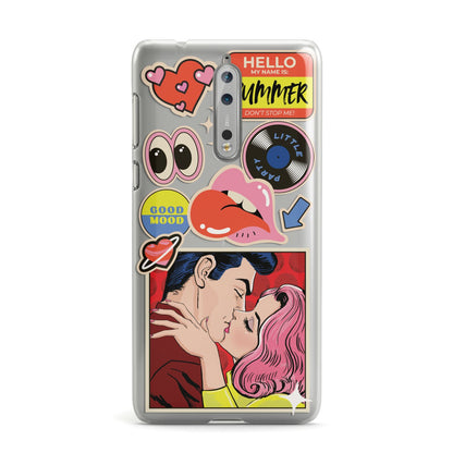 Comic Sticker Nokia Case