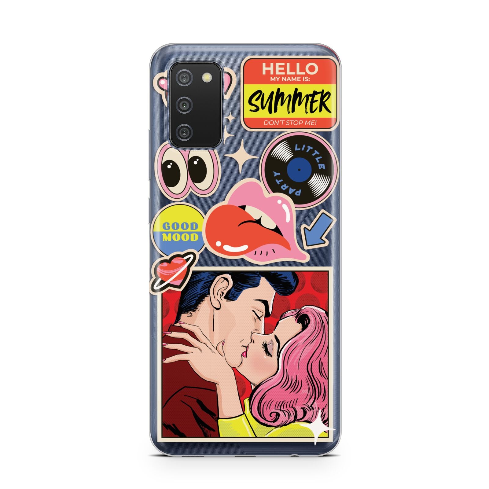 Comic Sticker Samsung A02s Case