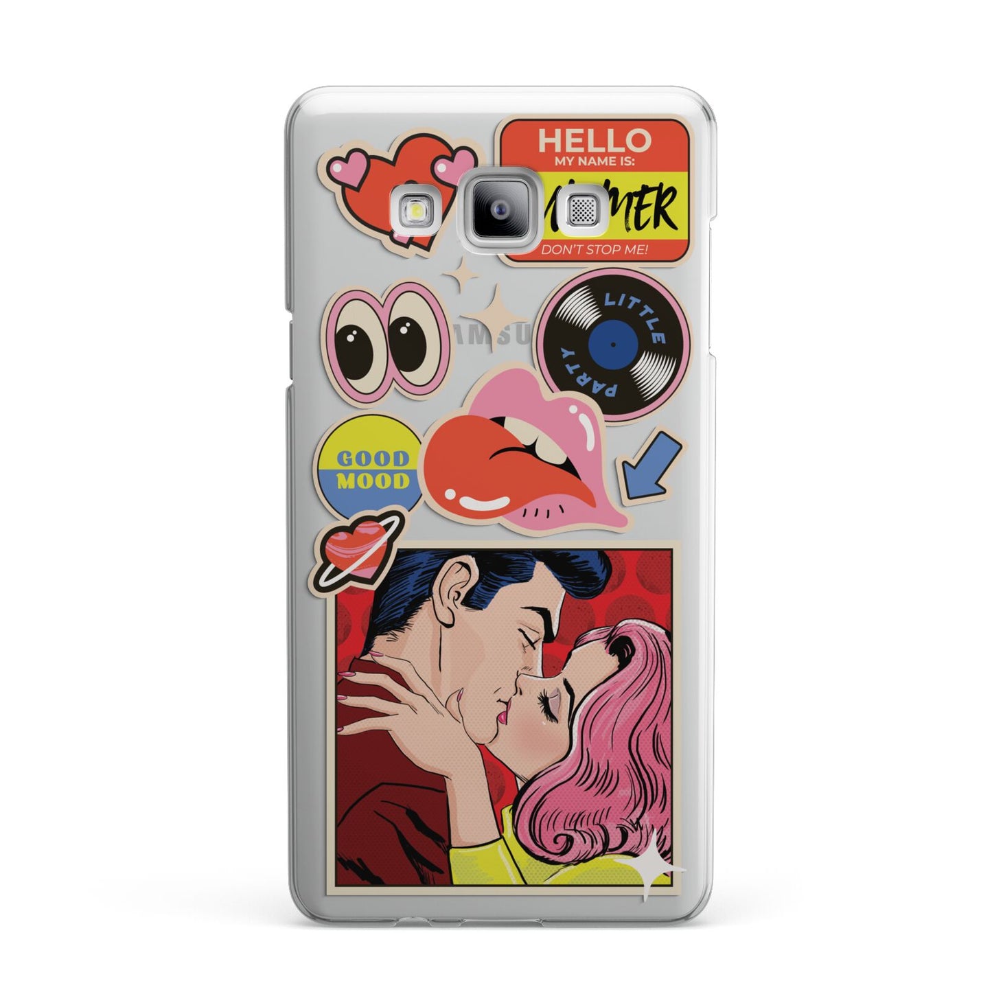 Comic Sticker Samsung Galaxy A7 2015 Case