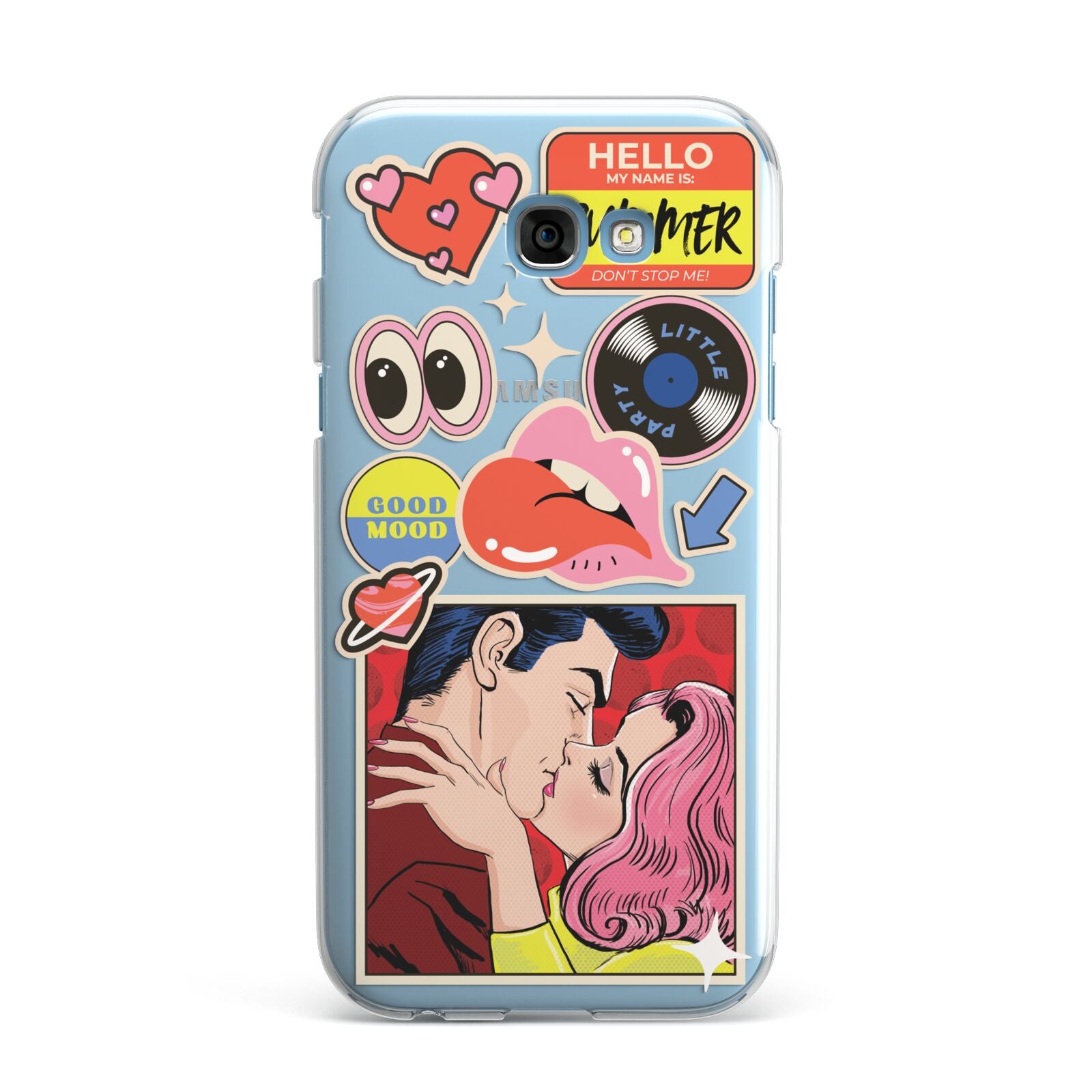 Comic Sticker Samsung Galaxy A7 2017 Case