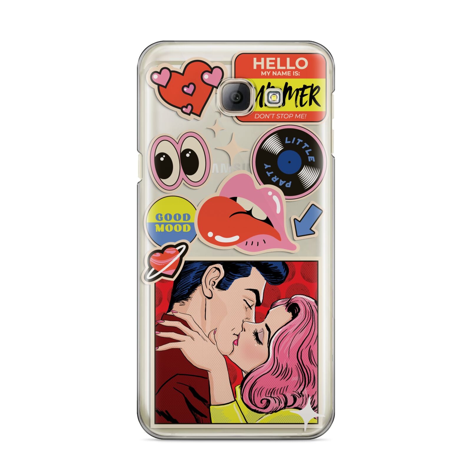 Comic Sticker Samsung Galaxy A8 2016 Case