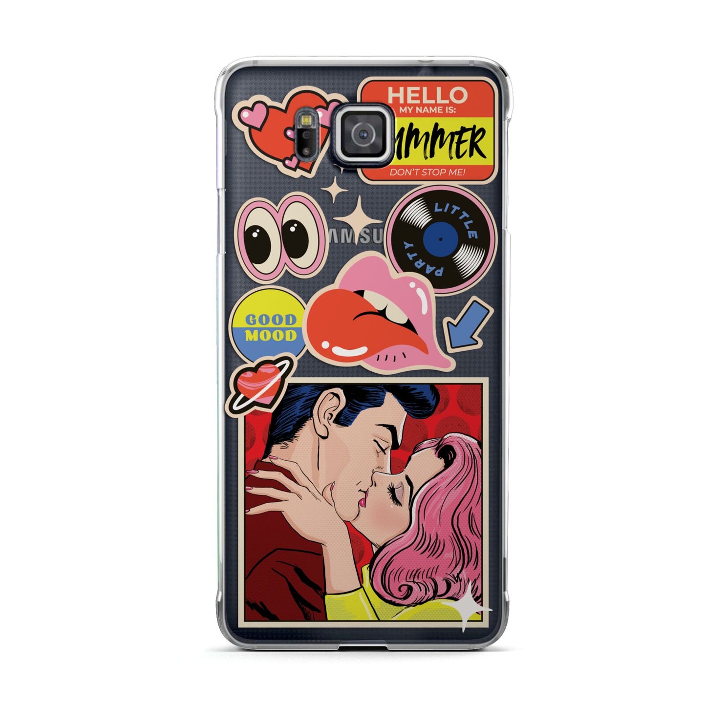 Comic Sticker Samsung Galaxy Alpha Case