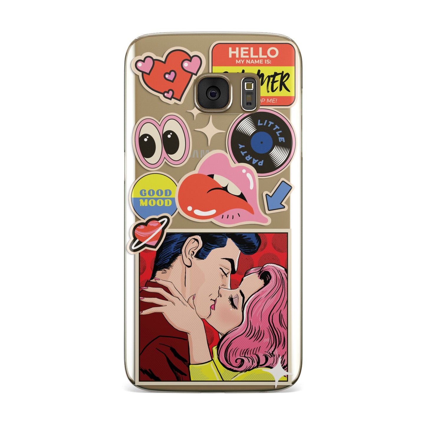 Comic Sticker Samsung Galaxy Case