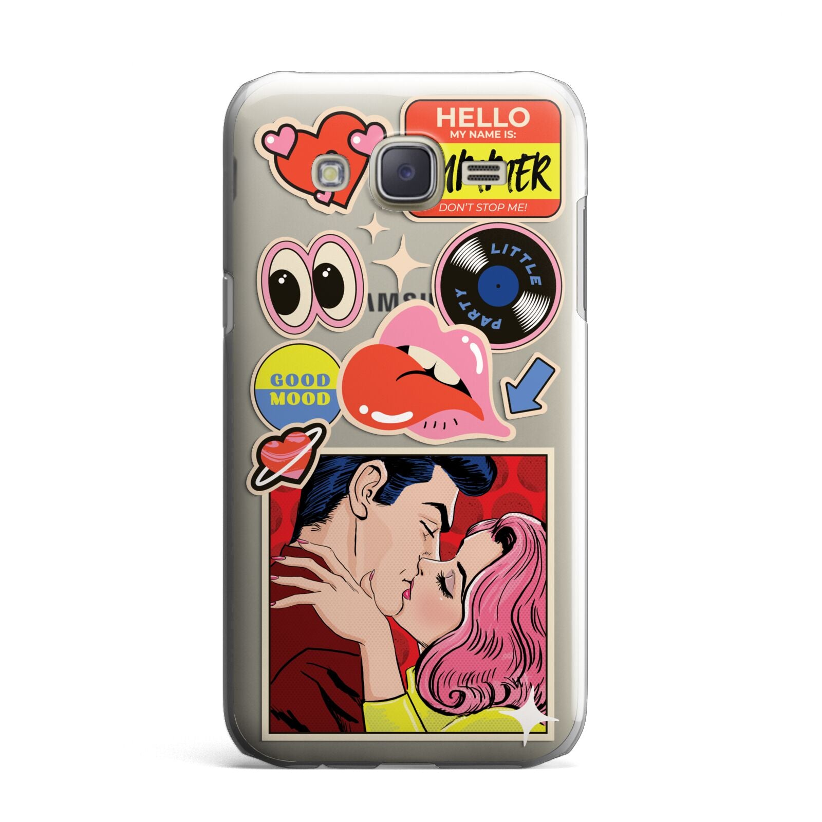 Comic Sticker Samsung Galaxy J7 Case