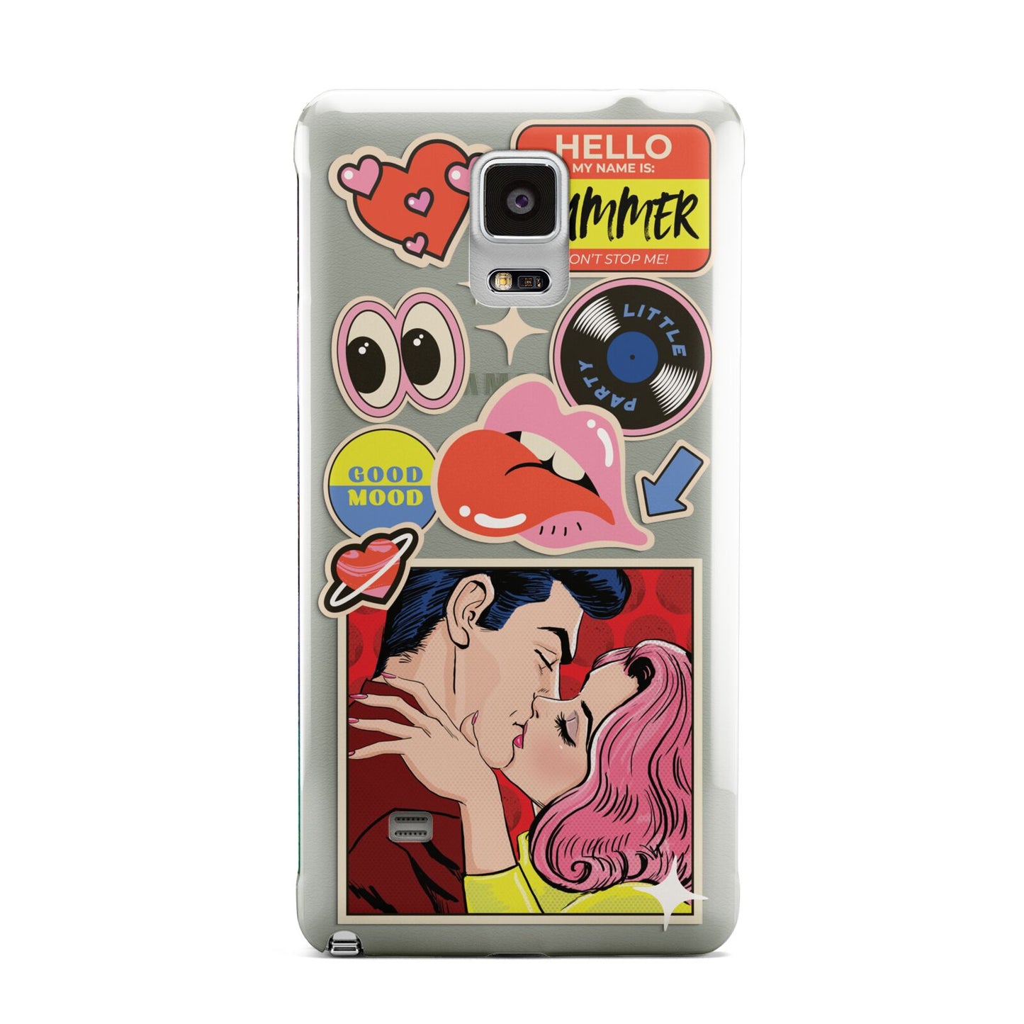 Comic Sticker Samsung Galaxy Note 4 Case