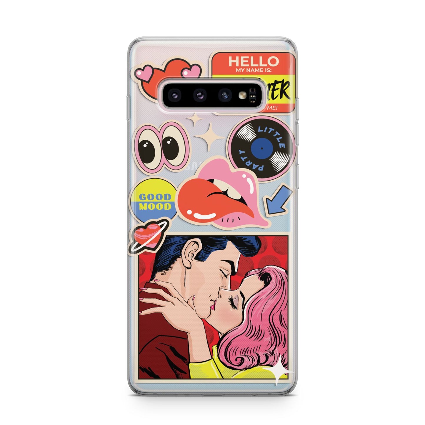 Comic Sticker Samsung Galaxy S10 Plus Case