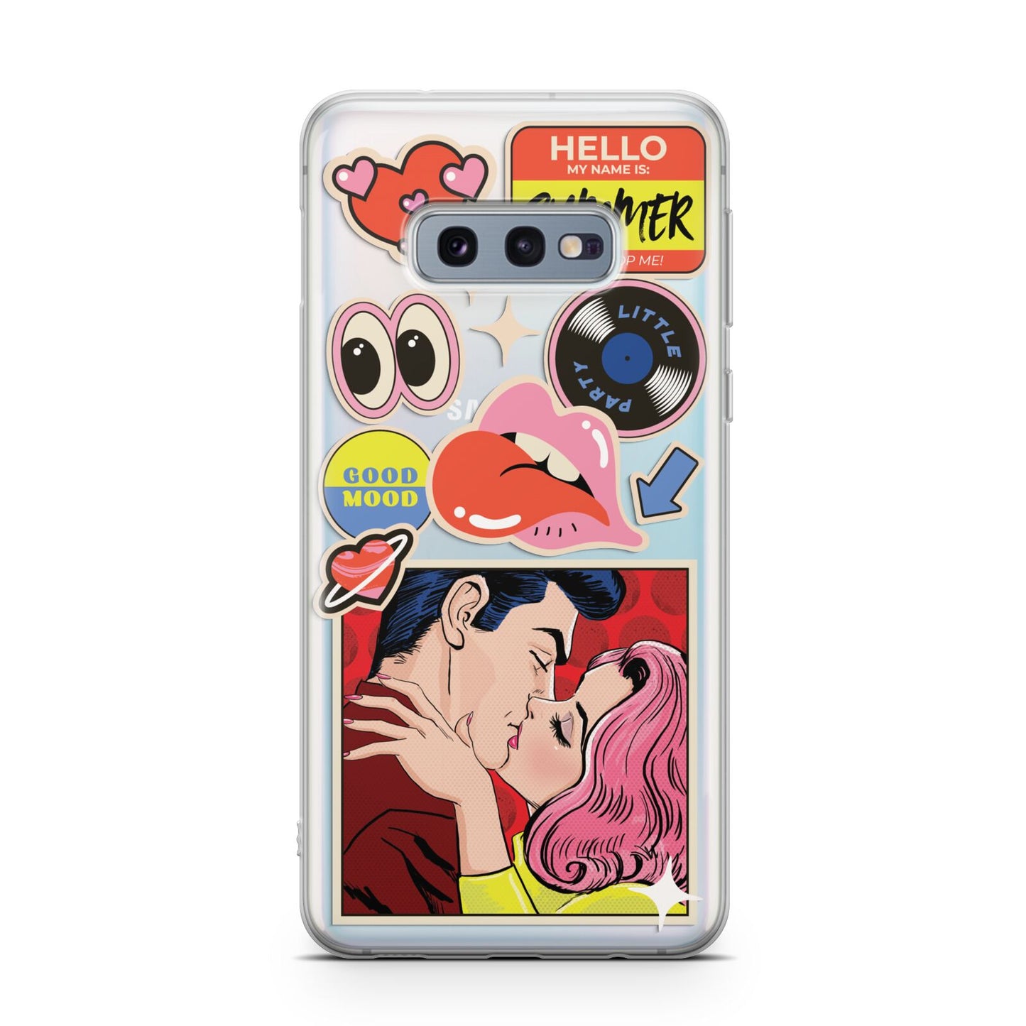 Comic Sticker Samsung Galaxy S10E Case