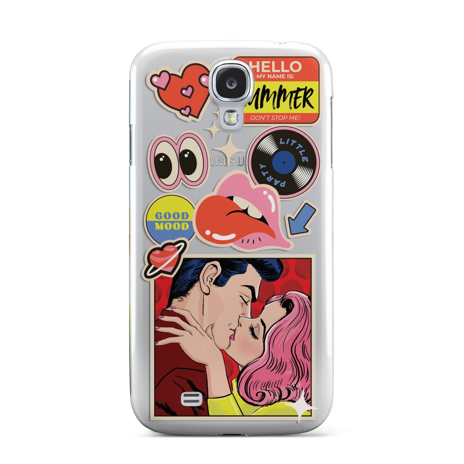 Comic Sticker Samsung Galaxy S4 Case