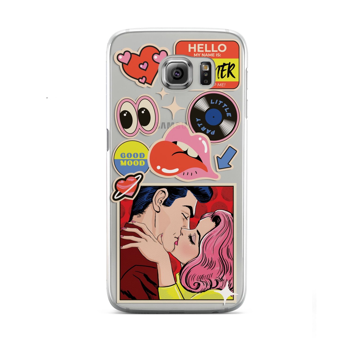 Comic Sticker Samsung Galaxy S6 Case