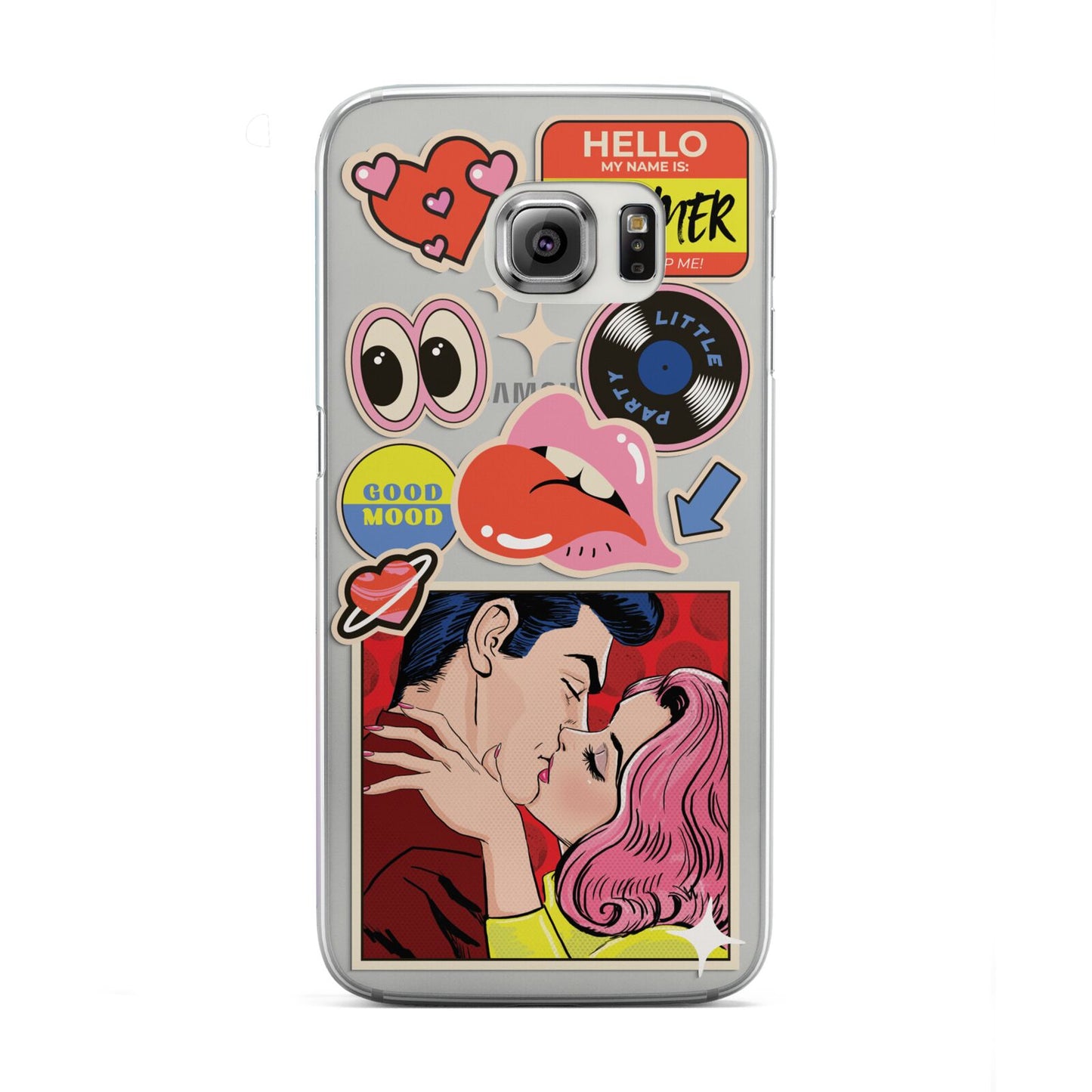 Comic Sticker Samsung Galaxy S6 Edge Case