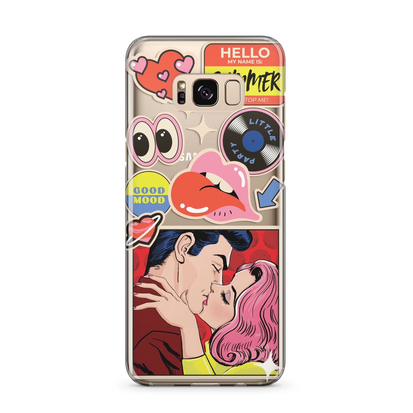 Comic Sticker Samsung Galaxy S8 Plus Case