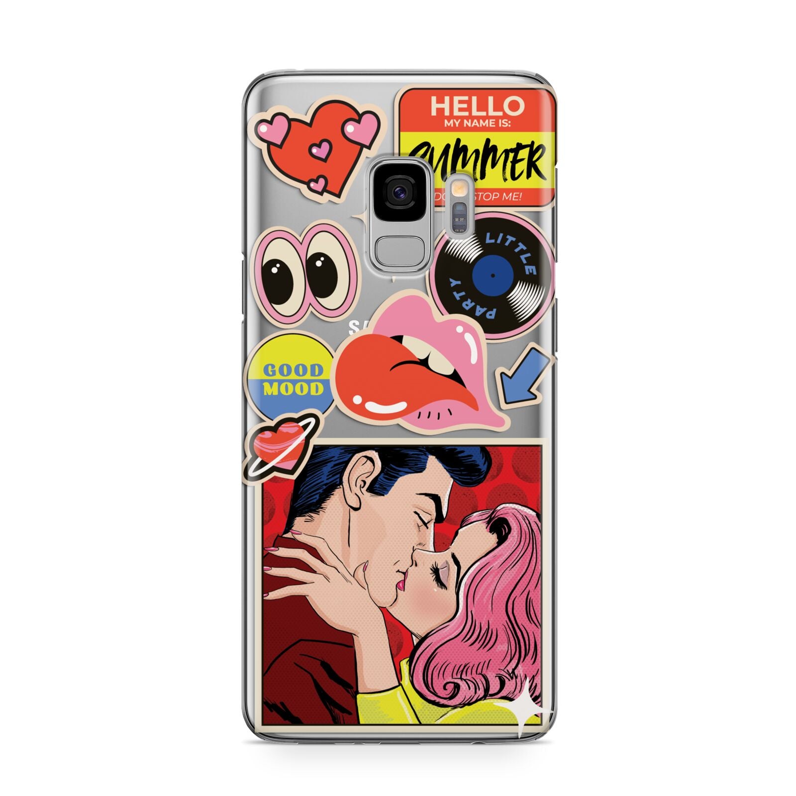 Comic Sticker Samsung Galaxy S9 Case