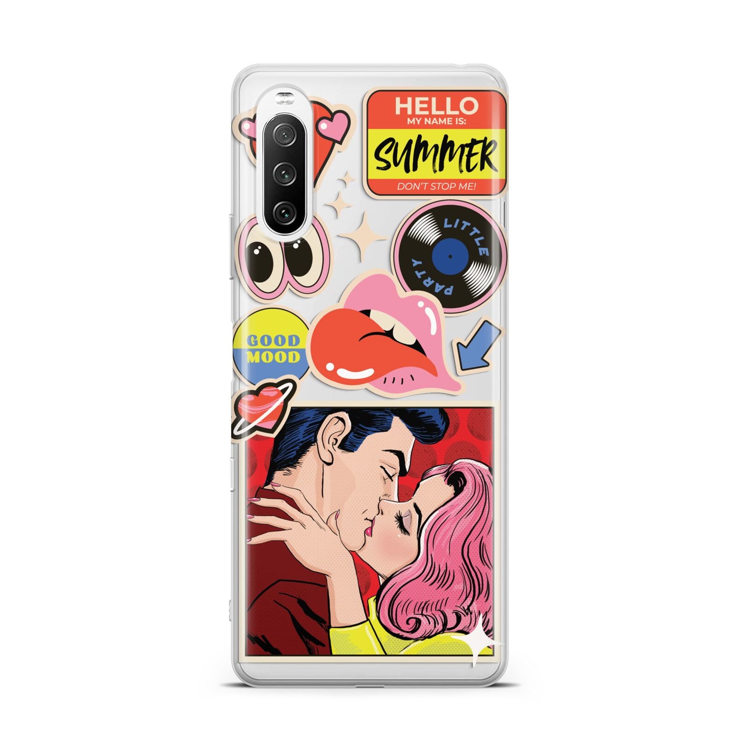 Comic Sticker Sony Xperia 10 III Case