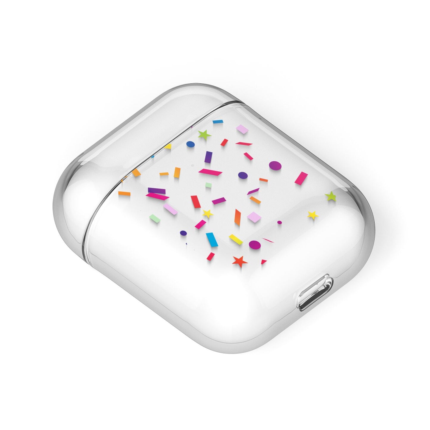 Confetti AirPods Case Laid Flat