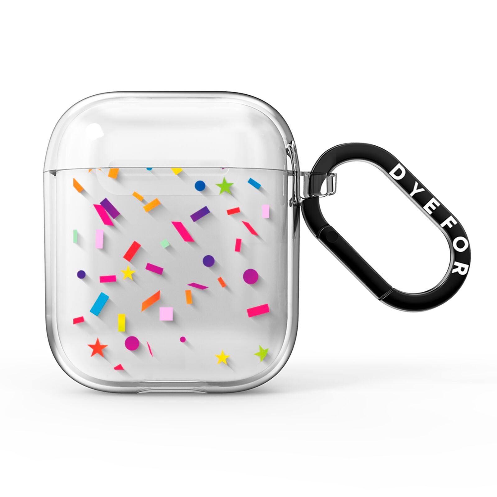 Confetti AirPods Clear Case