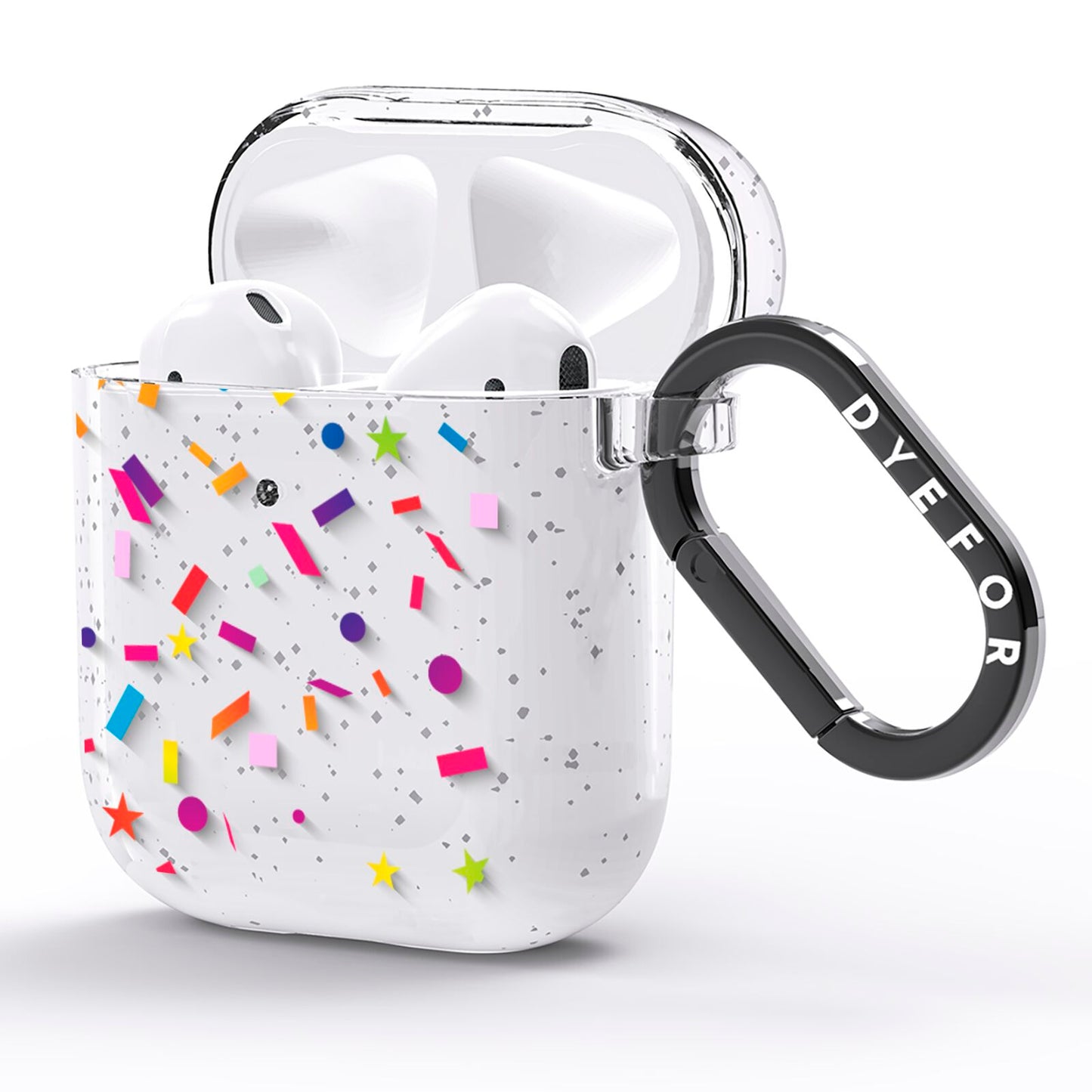 Confetti AirPods Glitter Case Side Image