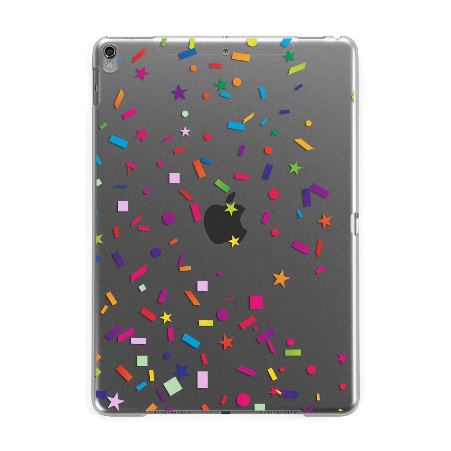 Confetti Apple iPad Grey Case