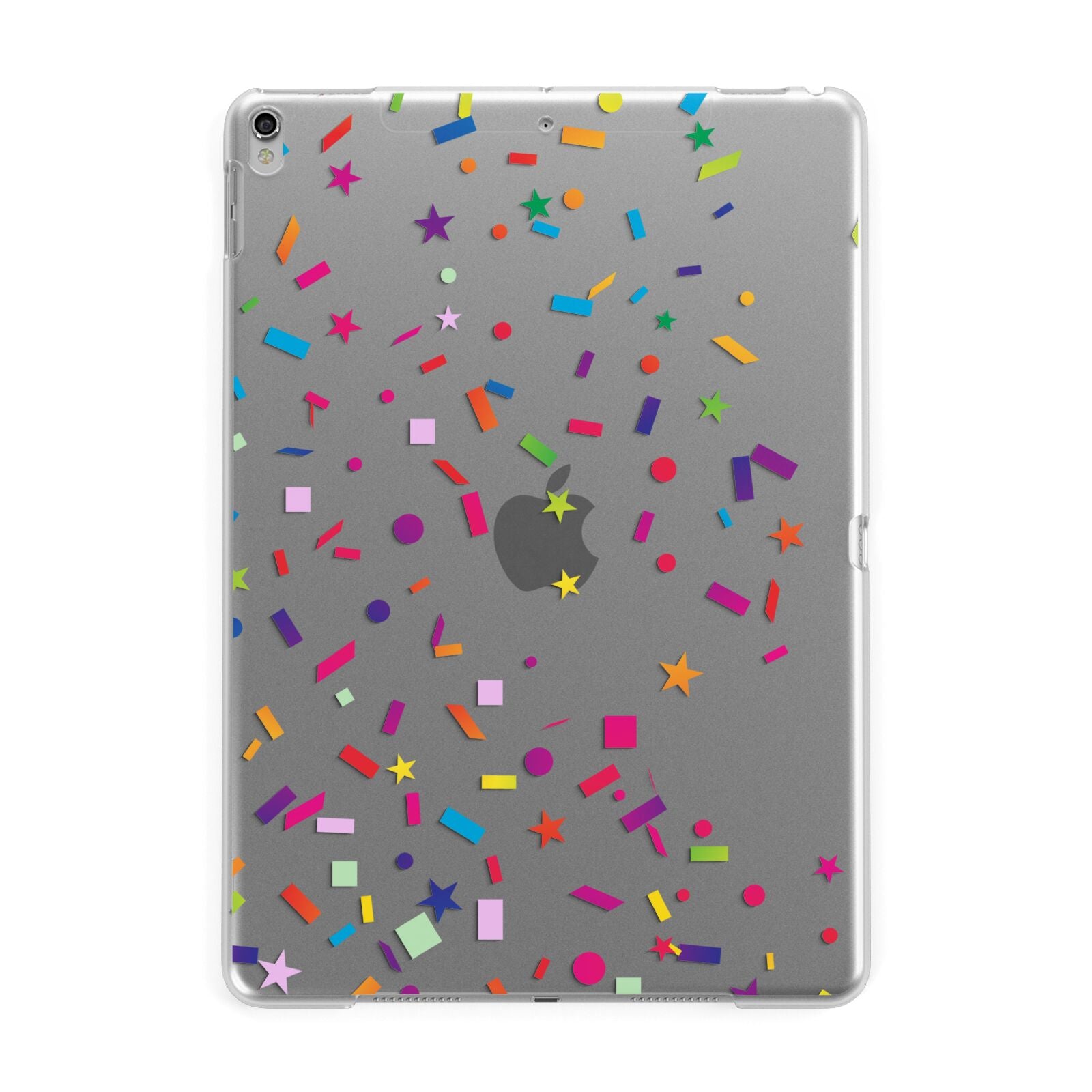 Confetti Apple iPad Silver Case