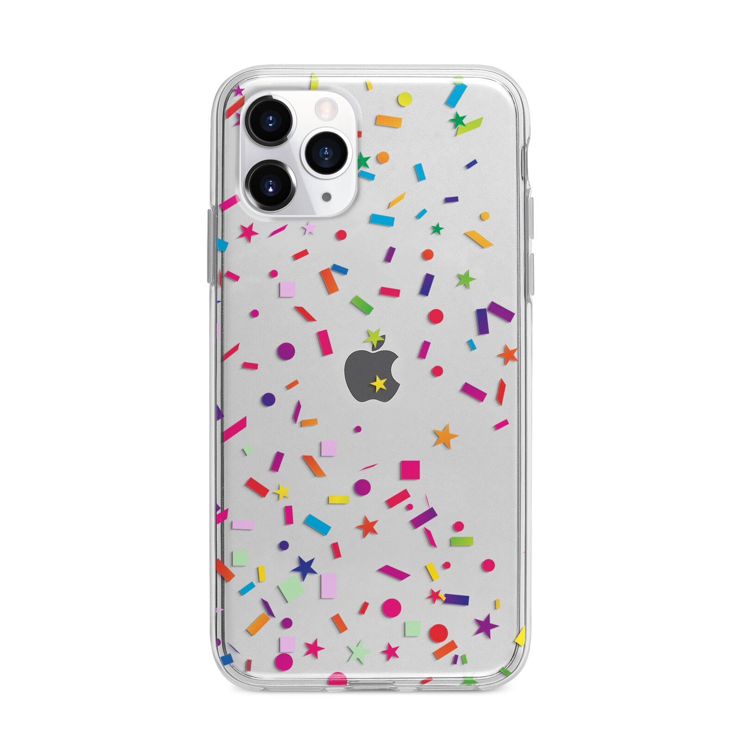Confetti Apple iPhone 11 Pro in Silver with Bumper Case