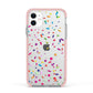 Confetti Apple iPhone 11 in White with Pink Impact Case
