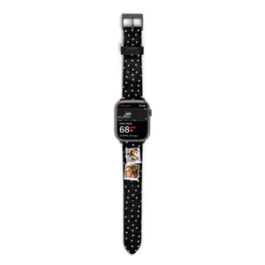 Confetti Heart Photo Watch Strap