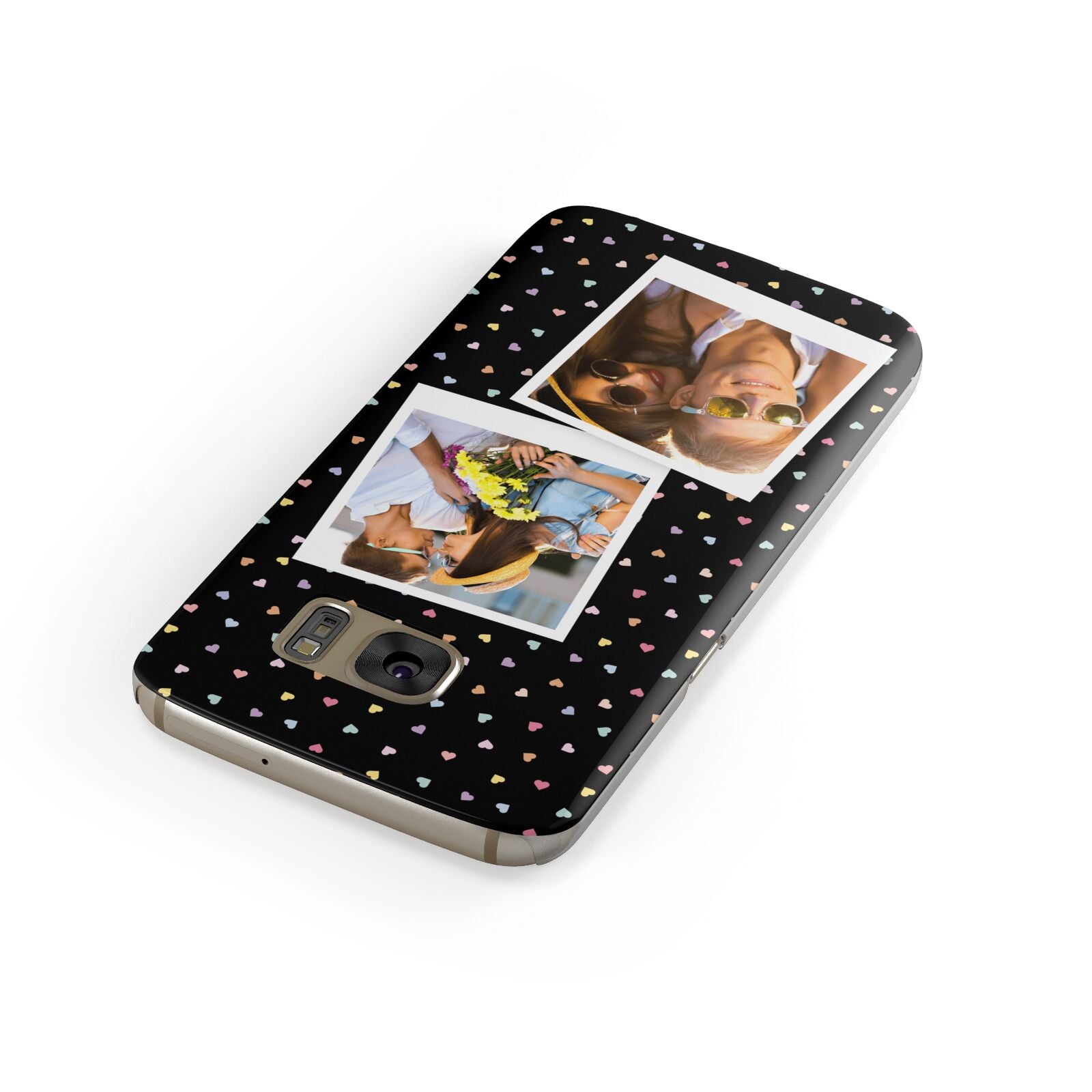 Confetti Heart Photo Samsung Galaxy Case Front Close Up