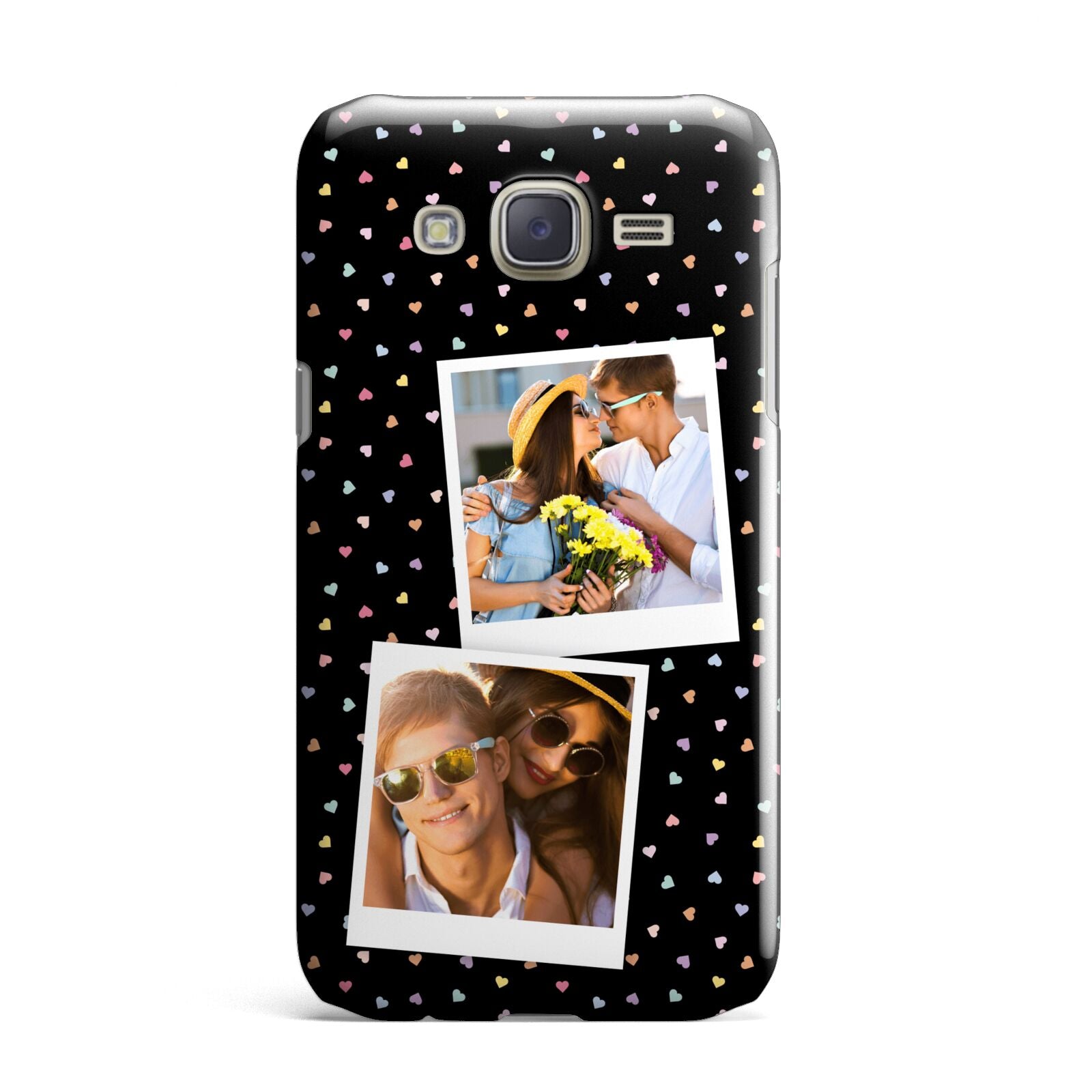 Confetti Heart Photo Samsung Galaxy J7 Case
