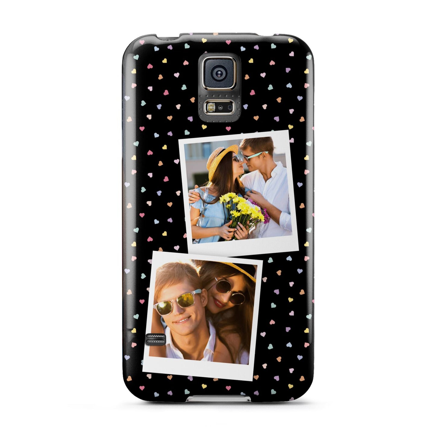 Confetti Heart Photo Samsung Galaxy S5 Case
