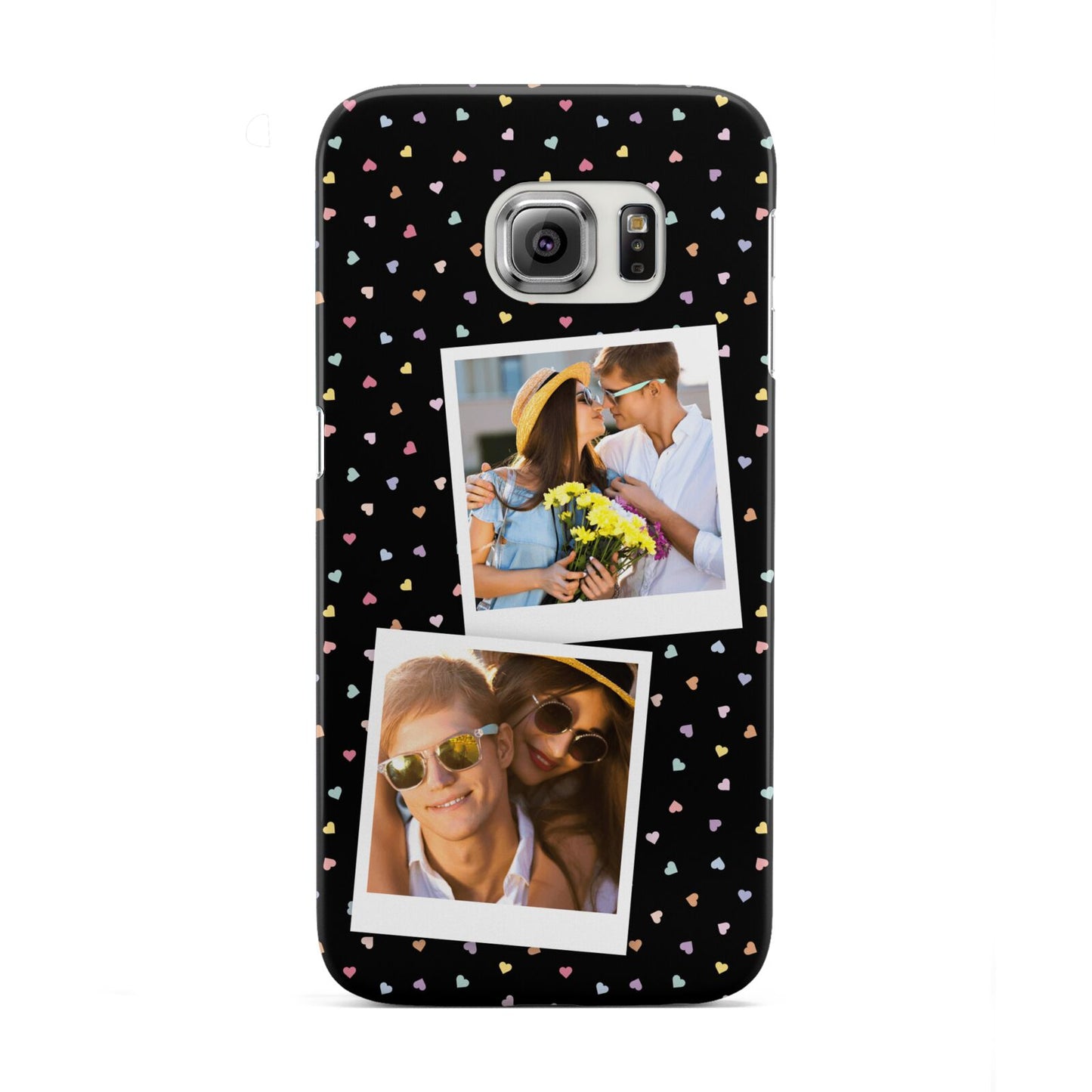 Confetti Heart Photo Samsung Galaxy S6 Edge Case