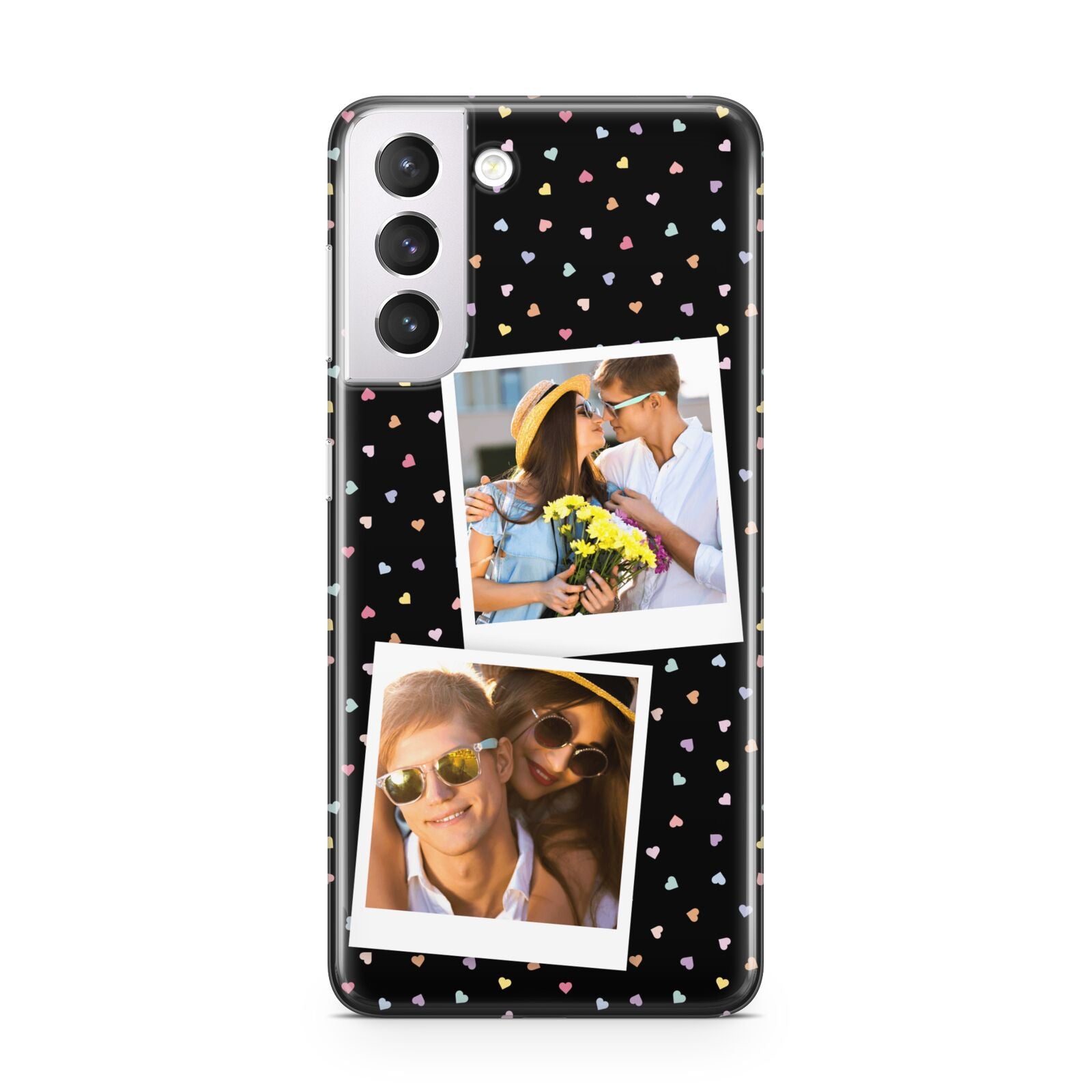 Confetti Heart Photo Samsung S21 Case