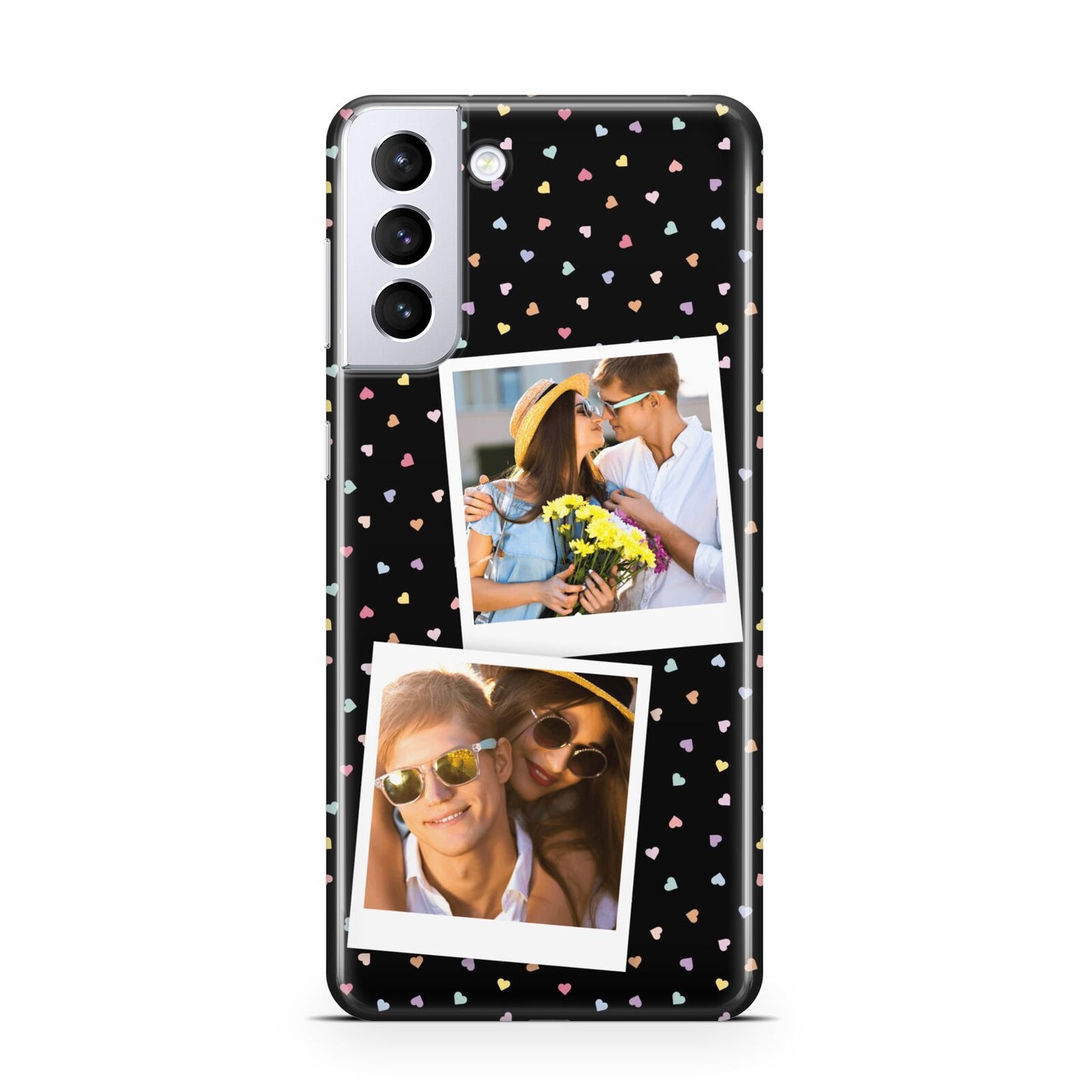 Confetti Heart Photo Samsung S21 Plus Case