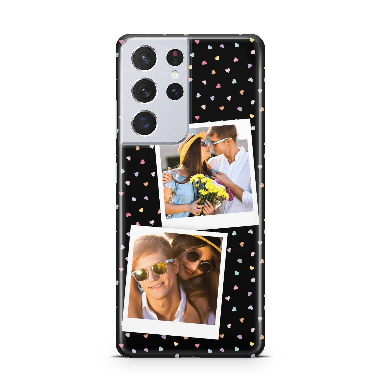 Confetti Heart Photo Samsung S21 Ultra Case