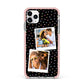 Confetti Heart Photo iPhone 11 Pro Max Impact Pink Edge Case