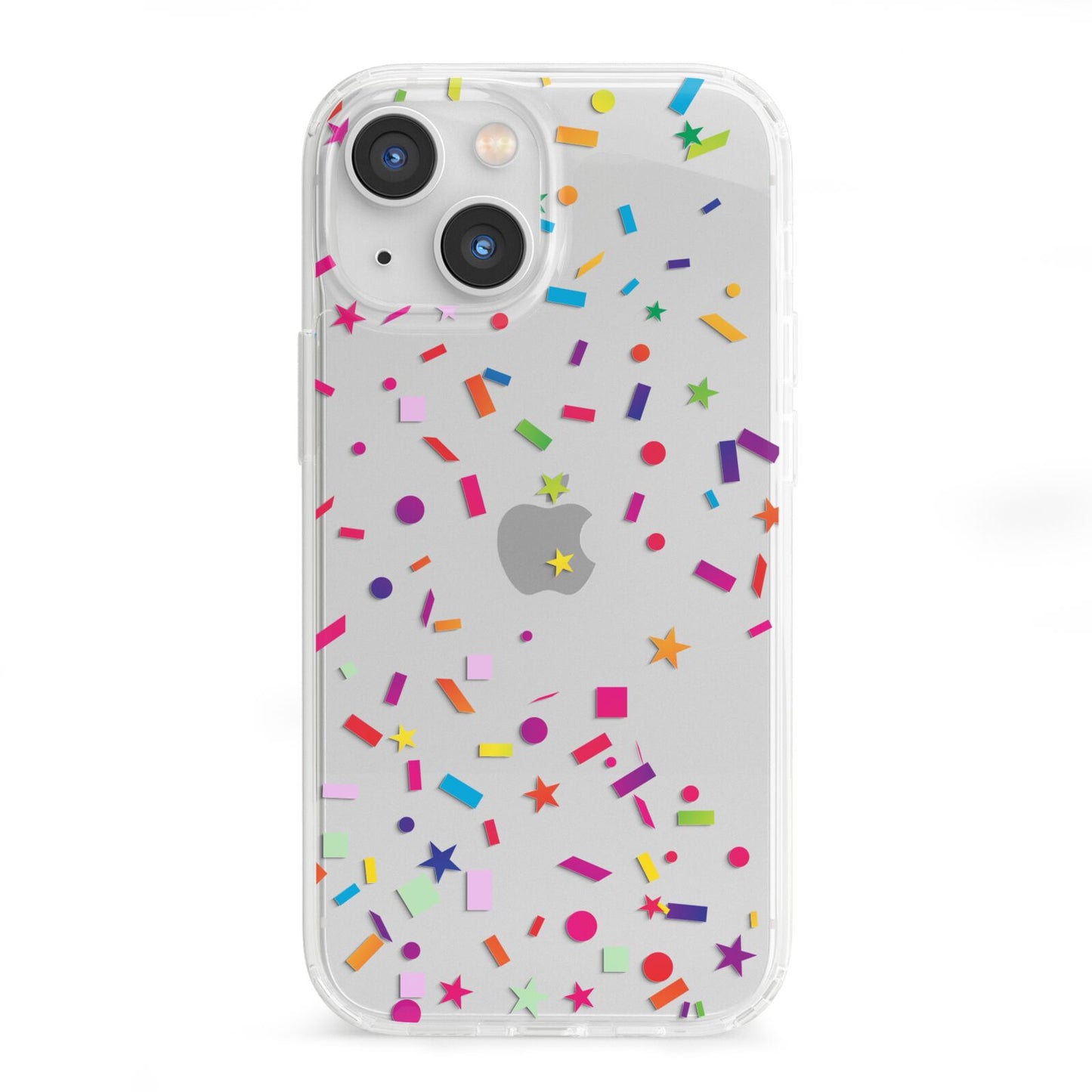 Confetti iPhone 13 Mini Clear Bumper Case