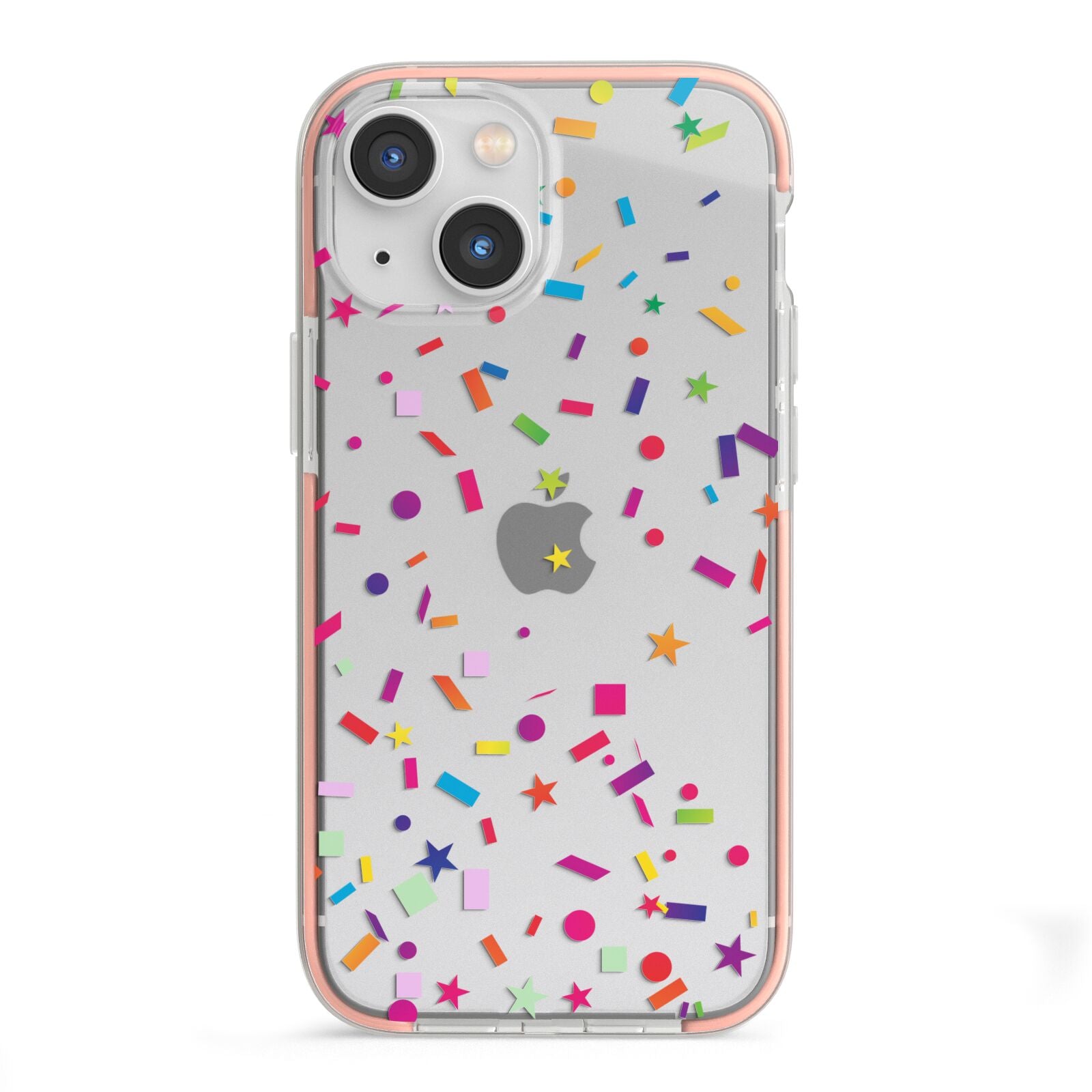 Confetti iPhone 13 Mini TPU Impact Case with Pink Edges
