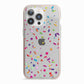 Confetti iPhone 13 Pro TPU Impact Case with Pink Edges