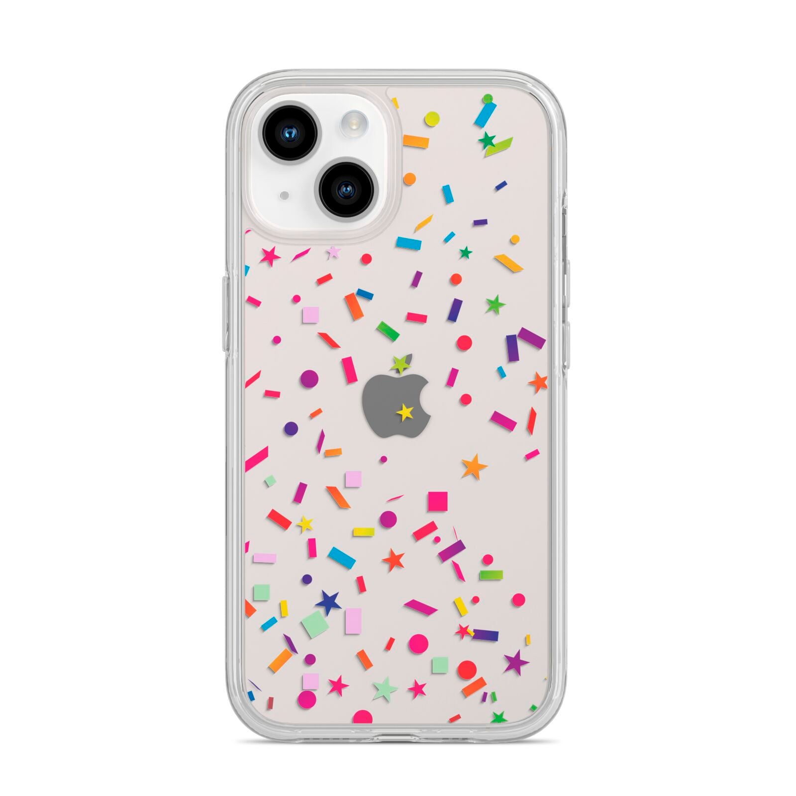 Confetti iPhone 14 Clear Tough Case Starlight