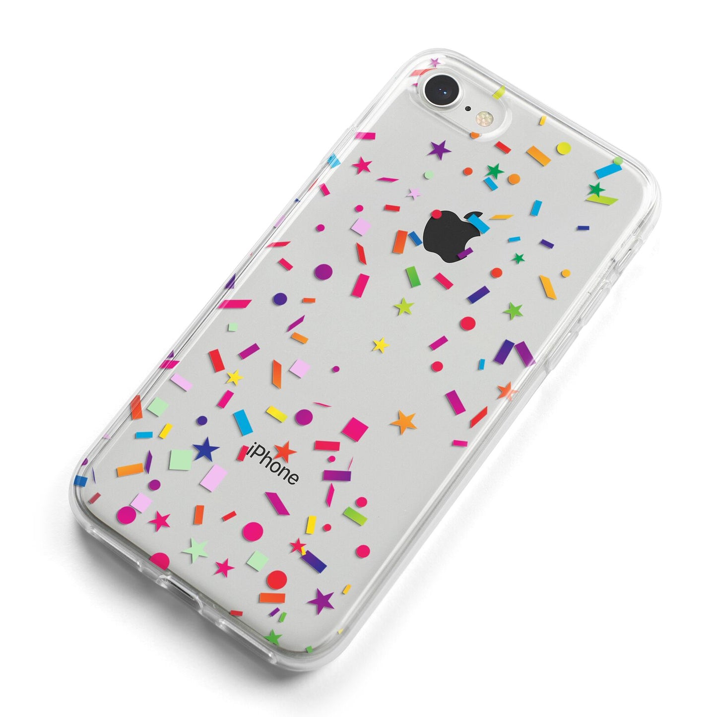 Confetti iPhone 8 Bumper Case on Silver iPhone Alternative Image