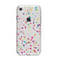 Confetti iPhone 8 Bumper Case on Silver iPhone