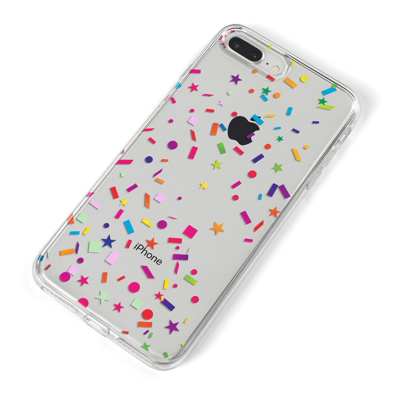 Confetti iPhone 8 Plus Bumper Case on Silver iPhone Alternative Image