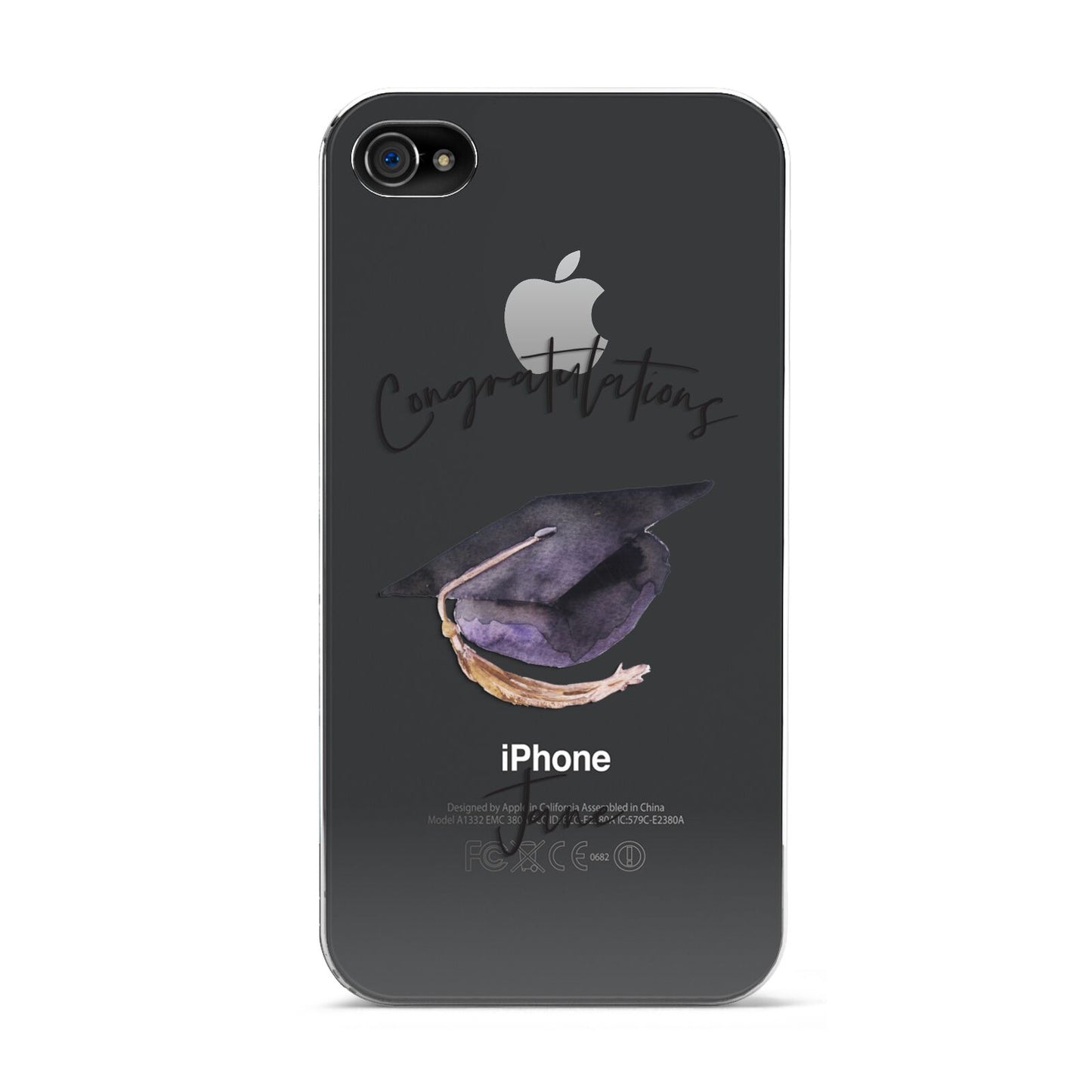 Congratulations Graduate Custom Apple iPhone 4s Case