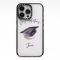 Congratulations Graduate Custom iPhone 13 Pro Black Impact Case on Silver phone