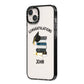 Congratulations Graduate iPhone 14 Plus Black Impact Case Side Angle on Silver phone