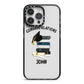 Congratulations Graduate iPhone 14 Pro Max Black Impact Case on Silver phone