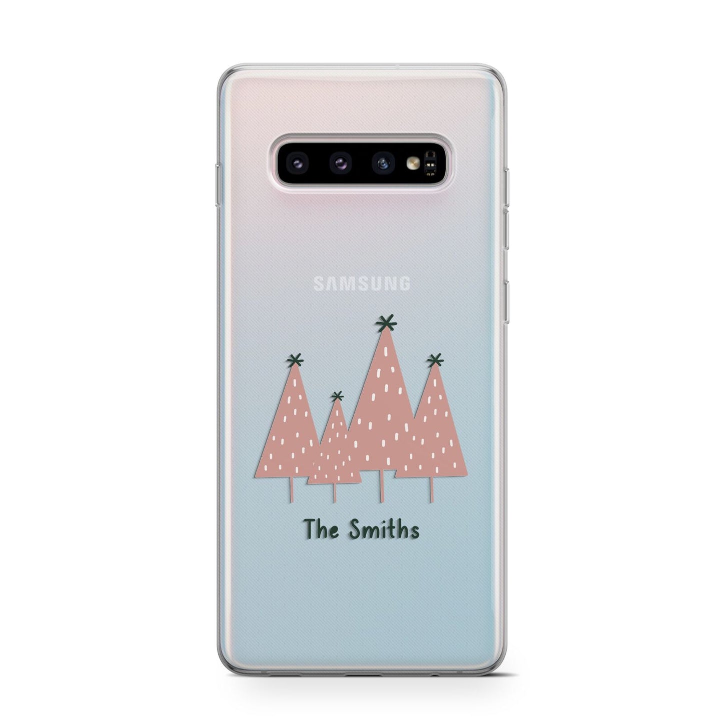 Contemporary Christmas Personalised Samsung Galaxy S10 Case