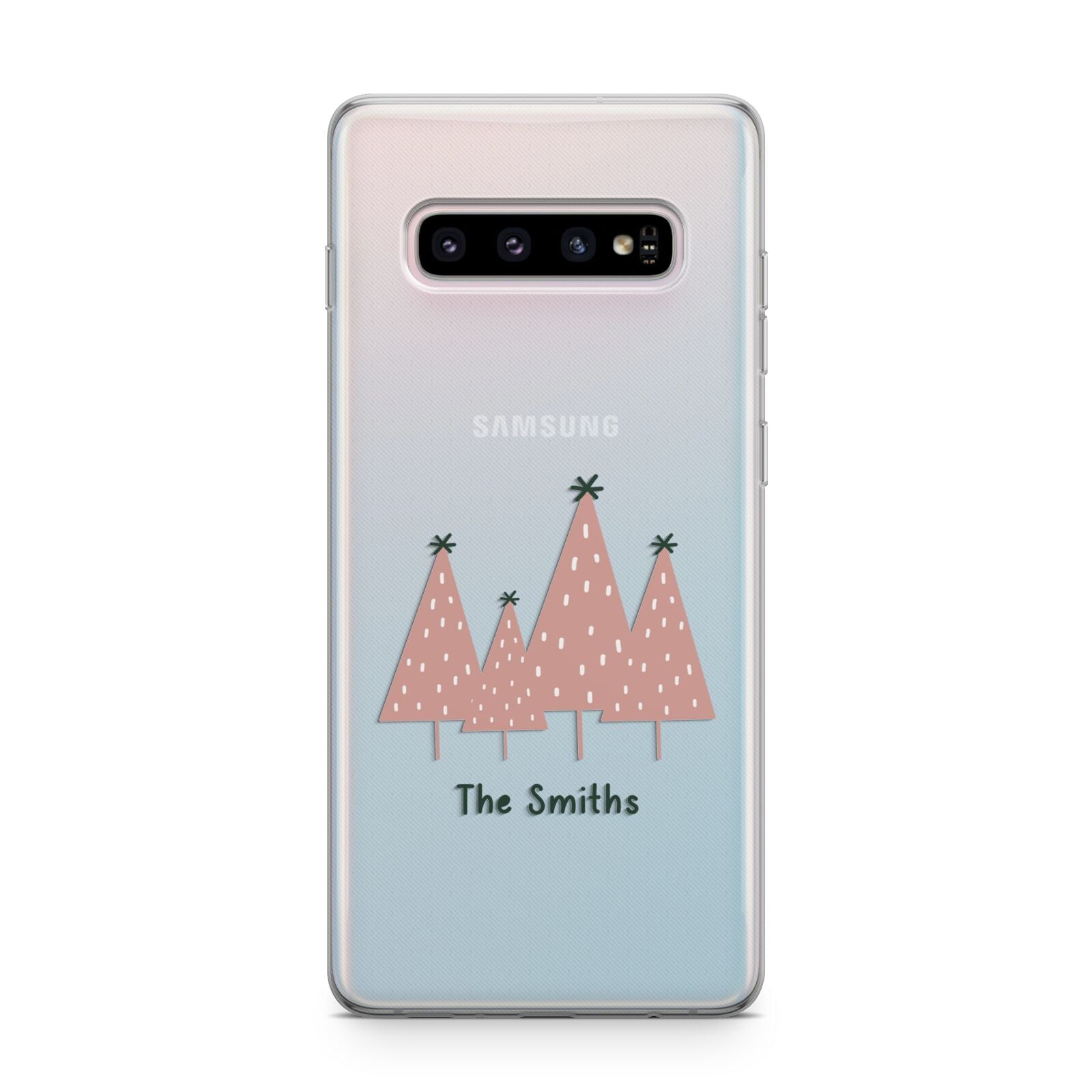 Contemporary Christmas Personalised Samsung Galaxy S10 Plus Case